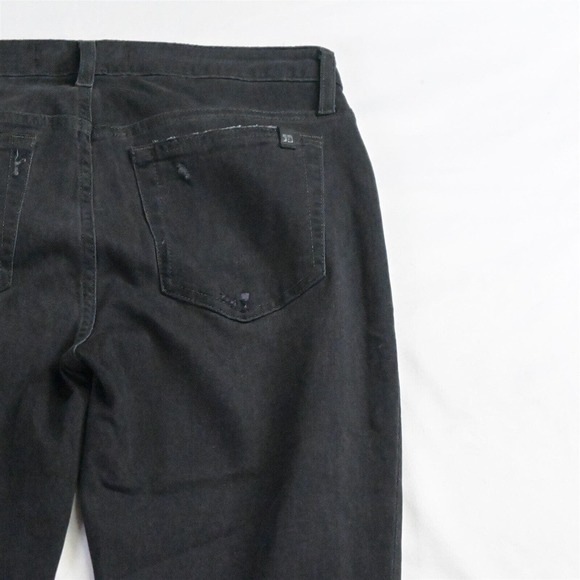NEW Joes‎ 30 Mid Rise Skinny Ankle Destroyed Black Stretch Denim Jeans - Picture 5 of 7
